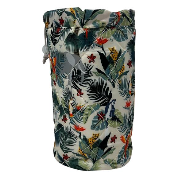 Lug Tumbler Storage Bag Wildlife Cream Travel Quilted Toiletry Wipe Clean Tote - Picture 7 of 15